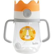 Copo Canudo Anti-Cólica Com Alça Removível Leãozinho 240ml +12m