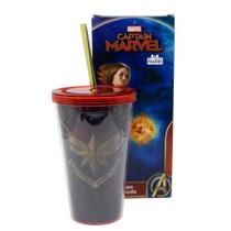 Copo canudo Capitã Marvel - New gift