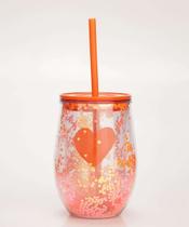 Copo Canudo Coração Marisa 280ML -33122