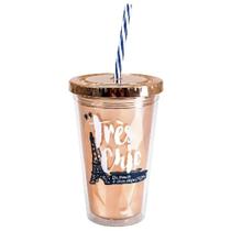 Copo canudo cristal - chic - Uatt