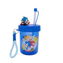 Copo canudo flip sonic 500ml