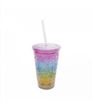 Copo Canudo Gel Congelante 420Ml Copo Canudo Gel Congelante 420Ml