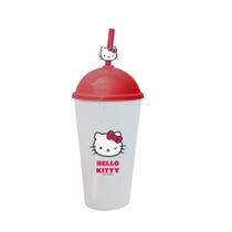 Copo Canudo Hello Kitty Laço Infantil Presente Mudar Cor - Beekids
