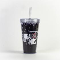 Copo Canudo Jogai Por Nós Corinthians Licenciado - Sude