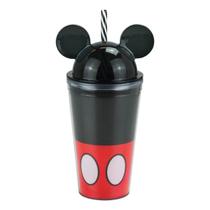 Copo Canudo Orelhas Mickey 450ml - Disney Copo Canudo Orelhas Mickey 450ml - Disney