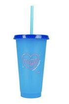 Copo Canudo Pop Mágico - Amiga Incrível Azul - Uatt