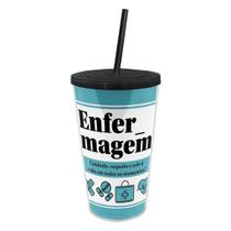 Copo Canudo Profissões - Enfermagem Copo Canudo Profissões - Enfermagem