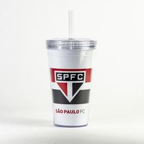 Copo Canudo São Paulo Tricolor Oficial - Sude