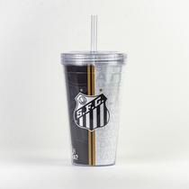 Copo Canudo "Seu Time Já Parou Uma Guerra" Santos Oficial