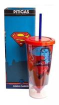 Copo Canudo Super Man 473ml - Piticas