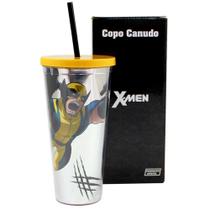 Copo Canudo X-men Wolverine Produto Original 650ml