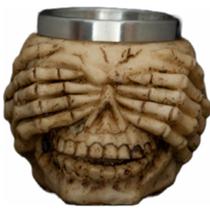 Copo Caveira - "Caveira Tampando os Olhos" - 60ml - 1 Unidade - Rizzo Copo Caveira - "Caveira Tampando os Olhos" - 60ml - 1 Unidade - Rizzo