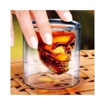 Copo Caveira De Vidro 150 Ml