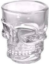 Copo caveira vidro shot dose tequila vodka bar