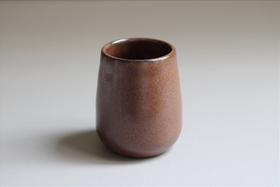 Copo Cerrado de Cerâmica Artesanal Terracota - 350 ml