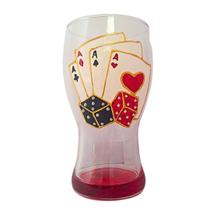 Copo Cerv. Zé Pelintra Baralho e Dados Tulipa 320ml Vidro Copo Cerv. Zé Pelintra Baralho e Dados Tulipa 320ml Vidro