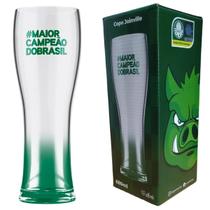 Copo Cerveja Joinville Palmeiras Em Vidro 680Ml Com Caixa