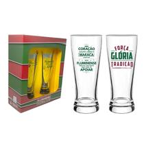 Copo Chopp Lager Fluminense 300ml Com 2 Unidades Allmix - UN