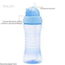 Copo Clean Lolly Com Canudo 300ml - escolha sua cor