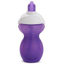 Copo Click Lock Com Canudo 266ml + 12 meses Roxo Munchkin Copo Click Lock Com Canudo 266ml + 12 meses Roxo Munchkin