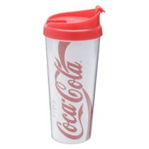 Copo Coca-Cola Com Tampa Contour Branco 500 Ml