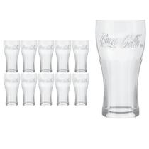 Copo Coca-Cola Contour De Vidro 300ML Nadir Figueiredo 10Un