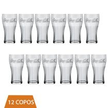 Copo Coca-Cola De Vidro 470ML Nadir Figueiredo kit 12 Und