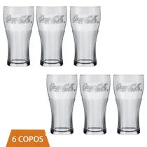 Copo Coca-Cola De Vidro 470ML Nadir Figueiredo kit 6 Und Copo Coca-Cola De Vidro 470ML Nadir Figueiredo kit 6 Und
