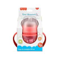 Copo Coelho Transição Bico Azul Infantil Bebê 150ml - Fischer Price