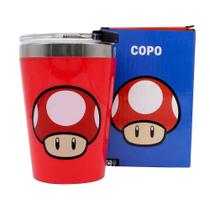 Copo Cogumelo Super Mario Térmico 300ML Oficial Nintendo