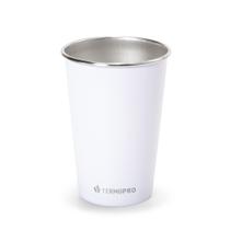 Copo Colorinox Branco Aço Inox 500ml Termopro Copo Colorinox Branco Aço Inox 500ml Termopro
