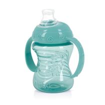 Copo com Alça e Super Bico de Silicone 240ml - Aqua - Nûby Copo com Alça e Super Bico de Silicone 240ml - Aqua - Nûby