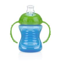 Copo com Alça e Super Bico de Silicone 240ml - Azul - Nûby Copo com Alça e Super Bico de Silicone 240ml - Azul - Nûby