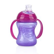 Copo com Alça e Super Bico de Silicone 240ml - Lilás - Nûby Copo com Alça e Super Bico de Silicone 240ml - Lilás - Nûby