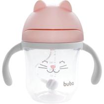 Copo Com Alça Gatinho Buba Rosa Copo Com Alça Gatinho Buba Rosa