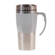 Copo Com Alça Inox Térmico Bene Casa Caneca Colors 457ml Cinza