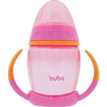Copo com Alça Removível 250ML Rosa - Buba