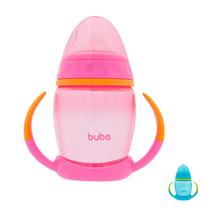 Copo com Alça Removível e Bico de Silicone 250 ml Azul Rosa Transição Buba
