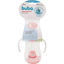 Copo com Alça Ursinho Rosa 250ml 08237 - Buba