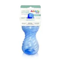 Copo Com Bico 300ml Adoleta Translucido Azul 8002-95