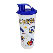 Copo com bico infantil futebol 470 ml da tupperware