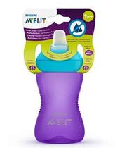 Copo Com Bico Macio 330 ml Roxo/Azul - Philips AVent