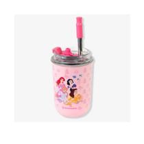 Copo com Canudo 300ML Zona Criativa Princesas