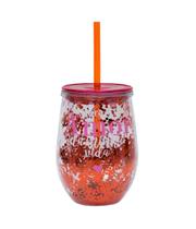 Copo com canudo 350ml - "Para o amor da minha vida" Copo com canudo 350ml - "Para o amor da minha vida"