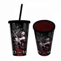 Copo Com Canudo 500Ml - God Of War