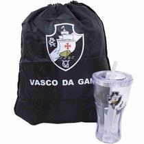 Copo Com Canudo 550Ml E Mochila Tipo Saco - Vasco Da Gama