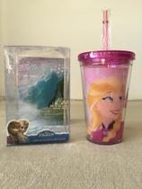 Copo Com Canudo Anna 450ml Frozen - Disney Copo Com Canudo Anna 450ml Frozen - Disney