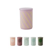 Copo com Canudo Antivazamento Design Letters LIFE 330ml