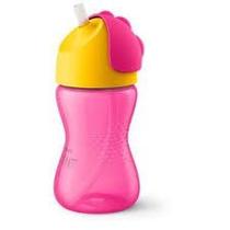 Copo com Canudo Curvado 300ml Dinossauro Philips Avent