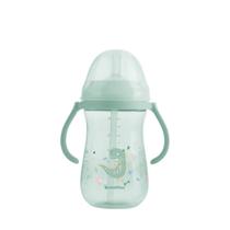 Copo com Canudo de Silicone 300 ml Dino World Mint - Kikka Boo
